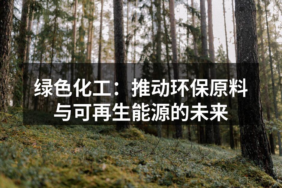 绿色化工：推动环保原料与可再生能源的未来